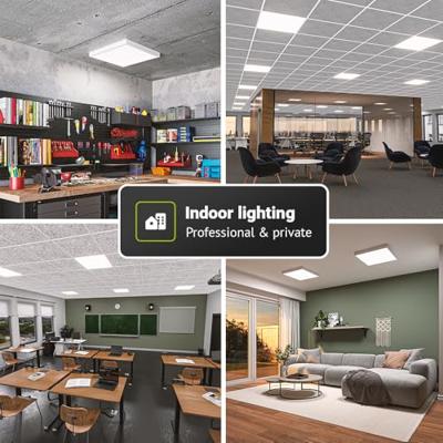 LED Paneel - 62x62 cm - 36 Watt - 4860lm (135lm/W) - 6500K Daglicht wit - Flikkervrij - UGR22 - 5 jaar garantie LED Paneel - 62x62 cm - 36 Watt - 4860lm (135lm/W) - 6500K Daglicht wit - Flikkervrij - UGR22 - 5 jaar garantie