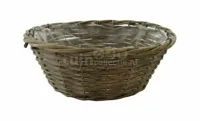 Plantenmand Wilg Grijs Ø23cm - thumbnail