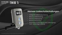 NiteCore TINI 2 Titanium Zaklamp werkt op een accu LED 500 lm 22 g - thumbnail