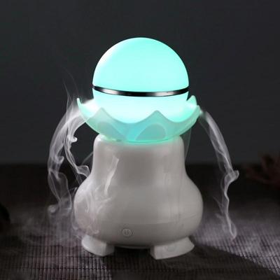 4W USB lading nacht verlichte parel ultrasone aromatherapie luchtbevochtiger met kleurrijk licht geleid voor huis / kantoor Water waterreservoir: 95m