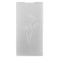 Nellie's Choice • 3d embossing folder fijne bloemen 10,5x20,5cm - thumbnail