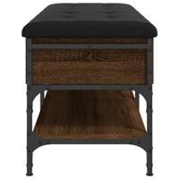 Schoenenbank 102x42x45 cm bewerkt hout sonoma eikenkleurig - thumbnail