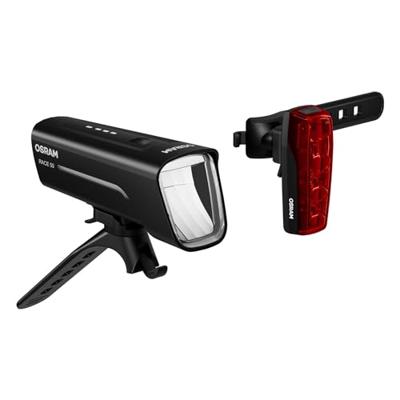 Osram Automotive RACE 50 SET Fietsverlichtingsset LED werkt op een accu Zwart