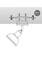 Light depot - LED opbouwspot Denver - hout - Outlet - thumbnail