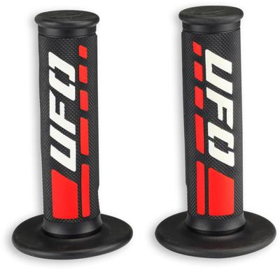UFO PLAST Ufoplast rubber handvat "trax rubber grip trax black/white/red