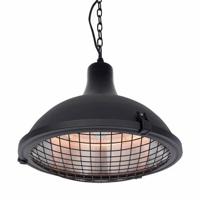 Indus II Helder Hangende halogeenheater Zwart 2100 Watt - thumbnail