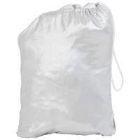 VidaXL Autohoes half met haken l zilverkleurig - thumbnail