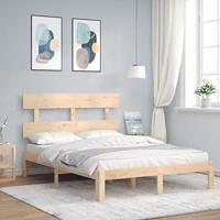 Bedframe zonder matras massief grenenhout 140x190 cm - thumbnail