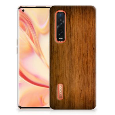 OPPO Find X2 Pro Bumper Hoesje Donker Hout