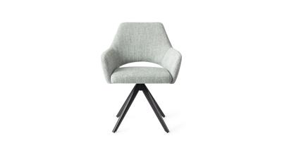 Jesper Home Yanai eetkamerstoel Soft Sage turn black