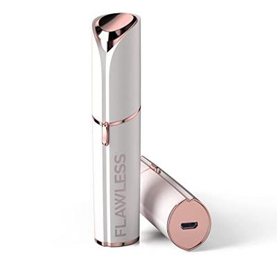 Oplaadbare Gezichtsfluff Eliminator - FLAWLESS FINISH - Vlekkeloos gezicht - Zacht en veilig - Wit