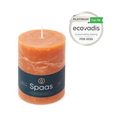 Kaars rustiek 80/110 mm oranje Spaas - Spaas Kaars rustiek 80/110 mm oranje Spaas - Spaas