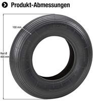 Metafranc Buitenband 400Mm Zw W - WU0810180 - thumbnail