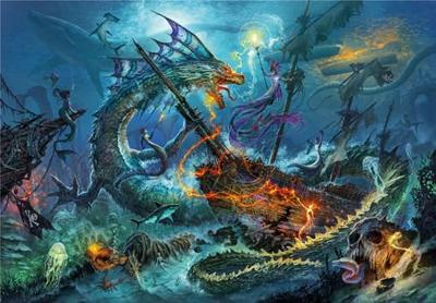 Clementoni legpuzzel the underwater battle, 3000st. Clementoni legpuzzel the underwater battle, 3000st.