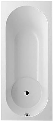 Villeroy & Boch Libra inbouw douchebad met hoek links/rechts 80x180cm glans wit alpin quaryl