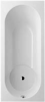 Villeroy & Boch Libra inbouw douchebad met hoek links/rechts 80x180cm glans wit alpin quaryl - thumbnail