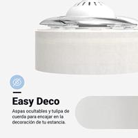 Plafondventilator Universal Blue JALOQUE WFW Ø 104 cm Wit 65 W - thumbnail