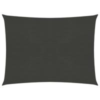 Zonnezeil 160 g/m 2x2,5 m HDPE antracietkleurig - thumbnail