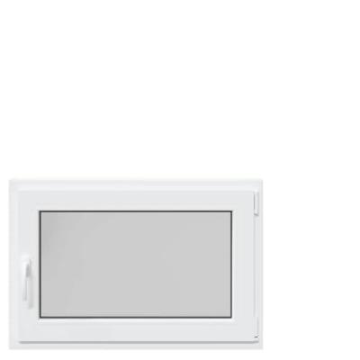 Kelderraam "RISOR" draaikiep- en draaikiephoek DIN rechts wit