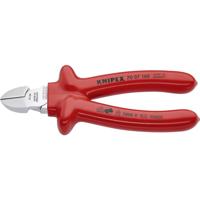 Knipex zijsnijtang verchroomd dompelisolatie, vde-getest 160 mm - 7007160 - thumbnail