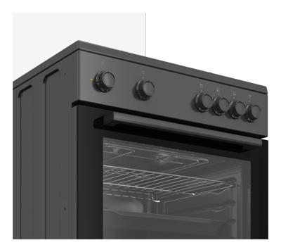Beko FBM6202ANL Gasfornuis Grijs