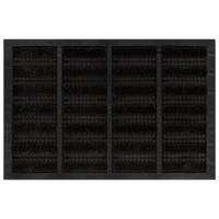 Deurmat rechthoekig 40x60 cm rubber en kokosvezel - thumbnail