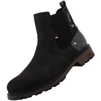 Mustang Heren 15M0021005 enkellaarzen, Coal, 45 EU, antraciet, 45 EU