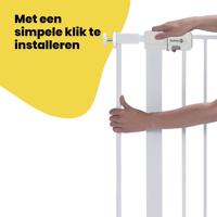 Safety 1st Easy Close Metal Extra Tall verlengdeel 7cm traphekje – wit - thumbnail