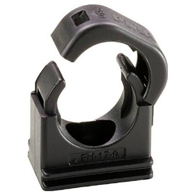 ABB 7TCA292001R1603 EcoGuard PMA Conduit-support,PA6 repurp.,NW10,bl BFH-10-RP Slanghouder Zwart 13 mm Recht 100 stuk(s)