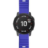 By Qubix - Siliconen bandje - Kobalt blauw - Compatible met Garmin Fenix 8-51mm - Compatible Garmin bandje - thumbnail