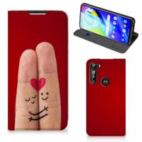 Motorola Moto G8 Power Hippe | Standcase | Liefde - Origineel Romantisch Cadeau - thumbnail