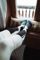 Falke SK1 Comfort Skisok Dames Black-Mix 37-38 - thumbnail