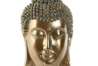 Decoratieve figuren Home ESPRIT Gouden Boeddha Orientaals 16 x 15,5 x 28 cm - thumbnail