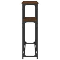 Wandtafel 145x22,5x75 cm bewerkt hout bruin eikenkleur - thumbnail