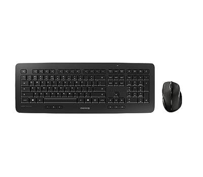 Cherry DW 5100 Desktopset Toetsenbord en Muis Draadloos Zwart - thumbnail