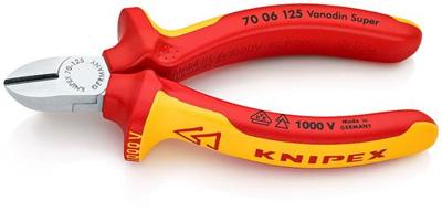 Knipex 70 06 125 Zijkniptang VDE Met facet 125 mm