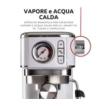 Ariete moderna espresso slim 1381/14 espressomachine (wit) - thumbnail