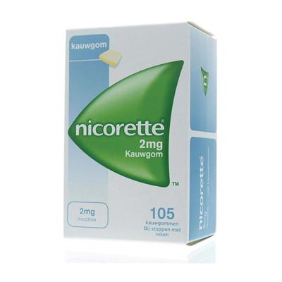Nicorette Suikervrij 2mg Kauwgom Nicorette Suikervrij 2mg Kauwgom