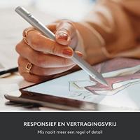 Logitech Crayon Digitale pen Herlaadbaar Zilver - thumbnail
