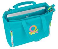 Laptoptas Benetton Summer Blauw 40 x 31 x 17 cm - thumbnail