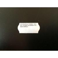 Etiket 2612 diepvries Mind.h.b/THT/Best - thumbnail