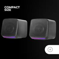 PC speakers Mars Gaming MSPRO Zwart 4 W Bluetooth luidspreker - thumbnail