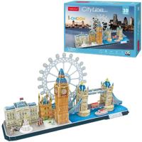 Cubic Fun City Line 3D Puzzel Londen 107 Stukjes - thumbnail