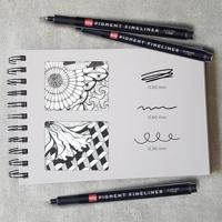 Talens • pigment fineliner set medium, 3 stuks - thumbnail