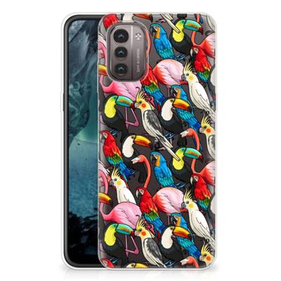 Nokia G21 | G11 | TPU Hoesje | Birds