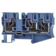 Phoenix Contact 3208747 Doorgangsklem 10.2 mm Snelaansluiting Blauw 50 stuk(s) - thumbnail