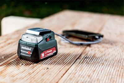 Metabo PA 12 LED-USB Accu Power Adapter | 12V - 600298000 - thumbnail