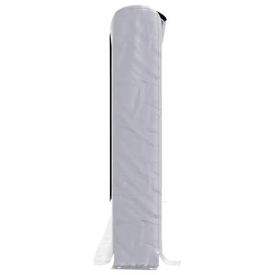 VidaXL Haardhoutrek met regenhoes 300x25x150 cm gegalvaniseerd staal
