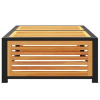 Tuintafel 68x68x30 cm massief acaciahout - thumbnail