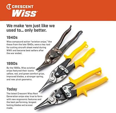 Crescent Wiss Metaalschaar midden knippend 248mm - M3R